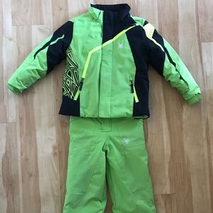 Kid’s size 6 Spyder full Snow Bib & Jacket